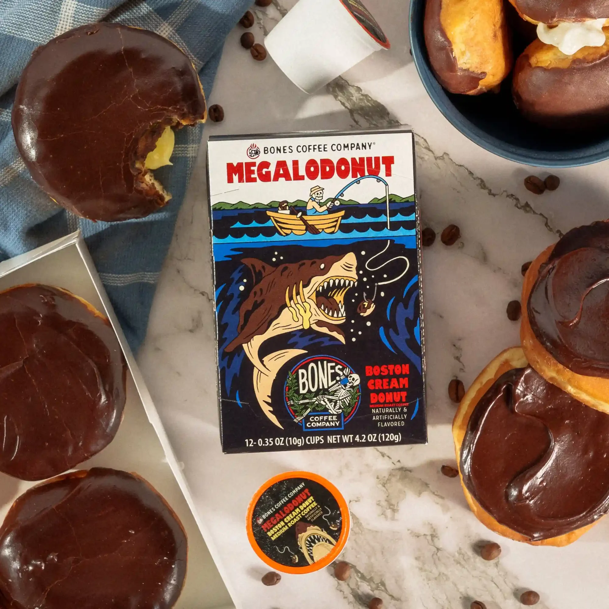 Alternative view of Megalodonut Bones Cups - 12 Count