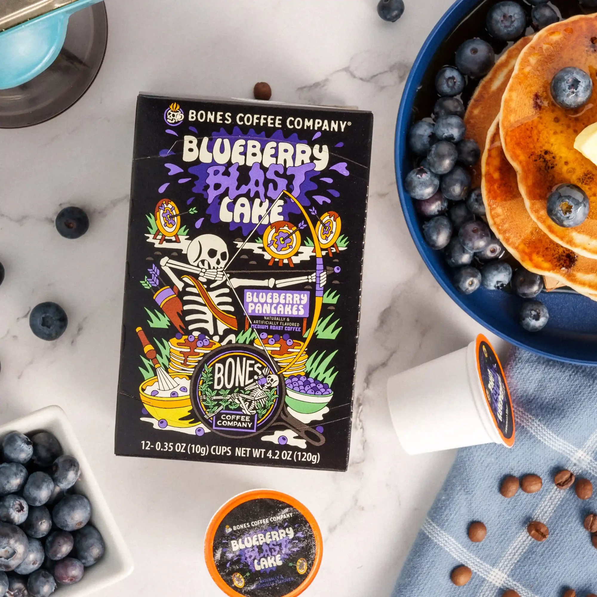 Alternative view of Blueberry Blast Cake Bones Cups - 12 Count