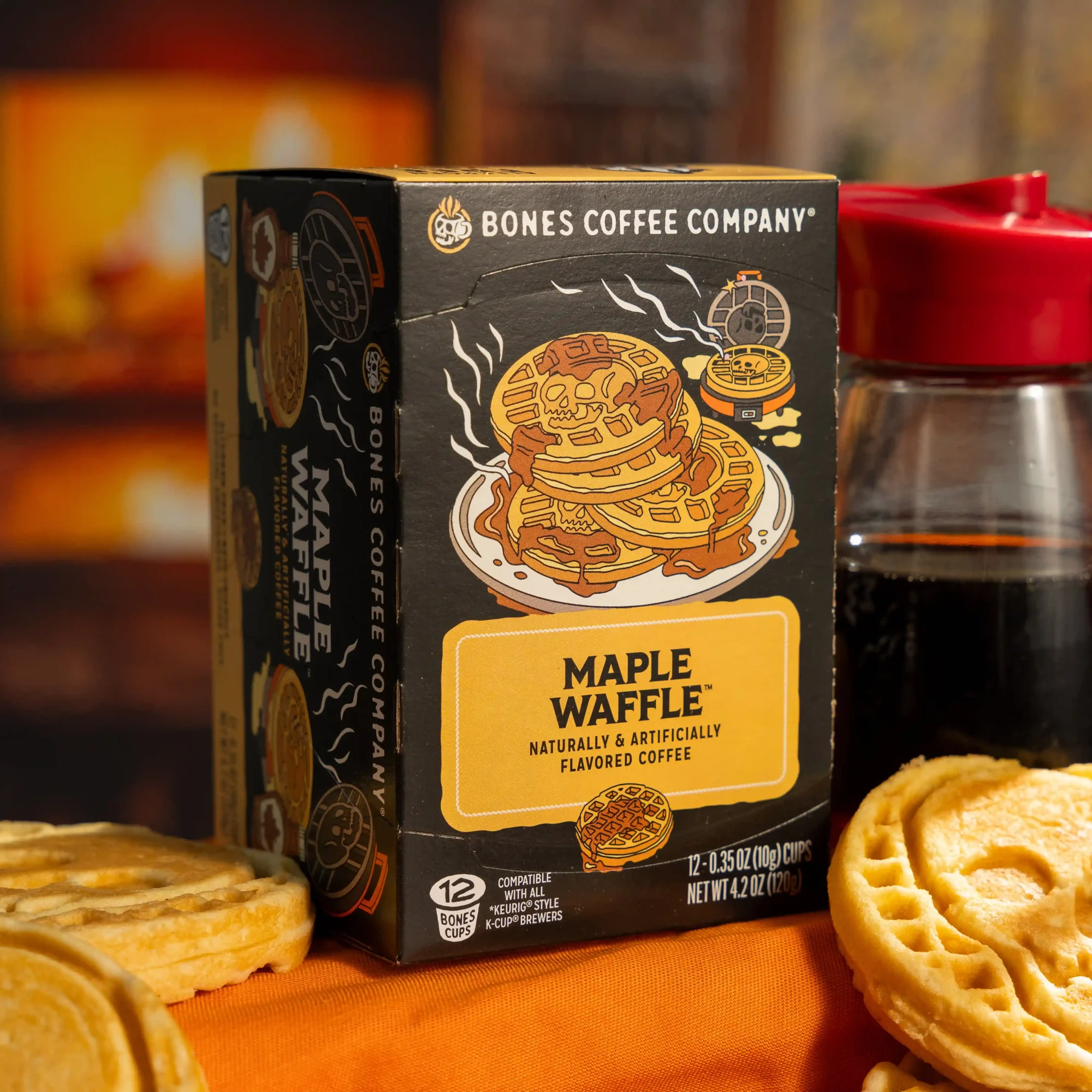 Alternative view of Maple Waffle Bones Cups - 12ct