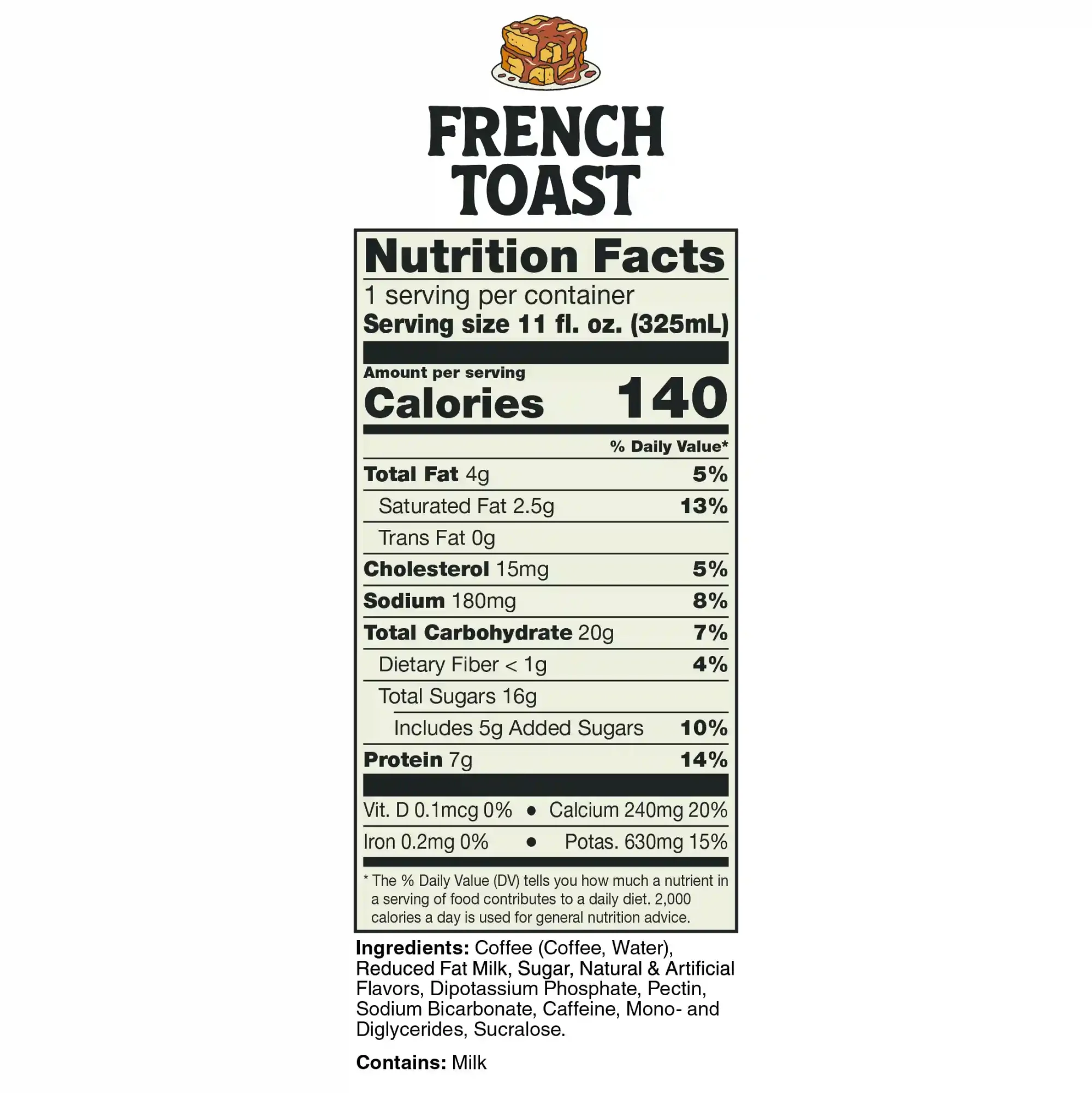 Alternative view of French Toast Latte | 12-Pack