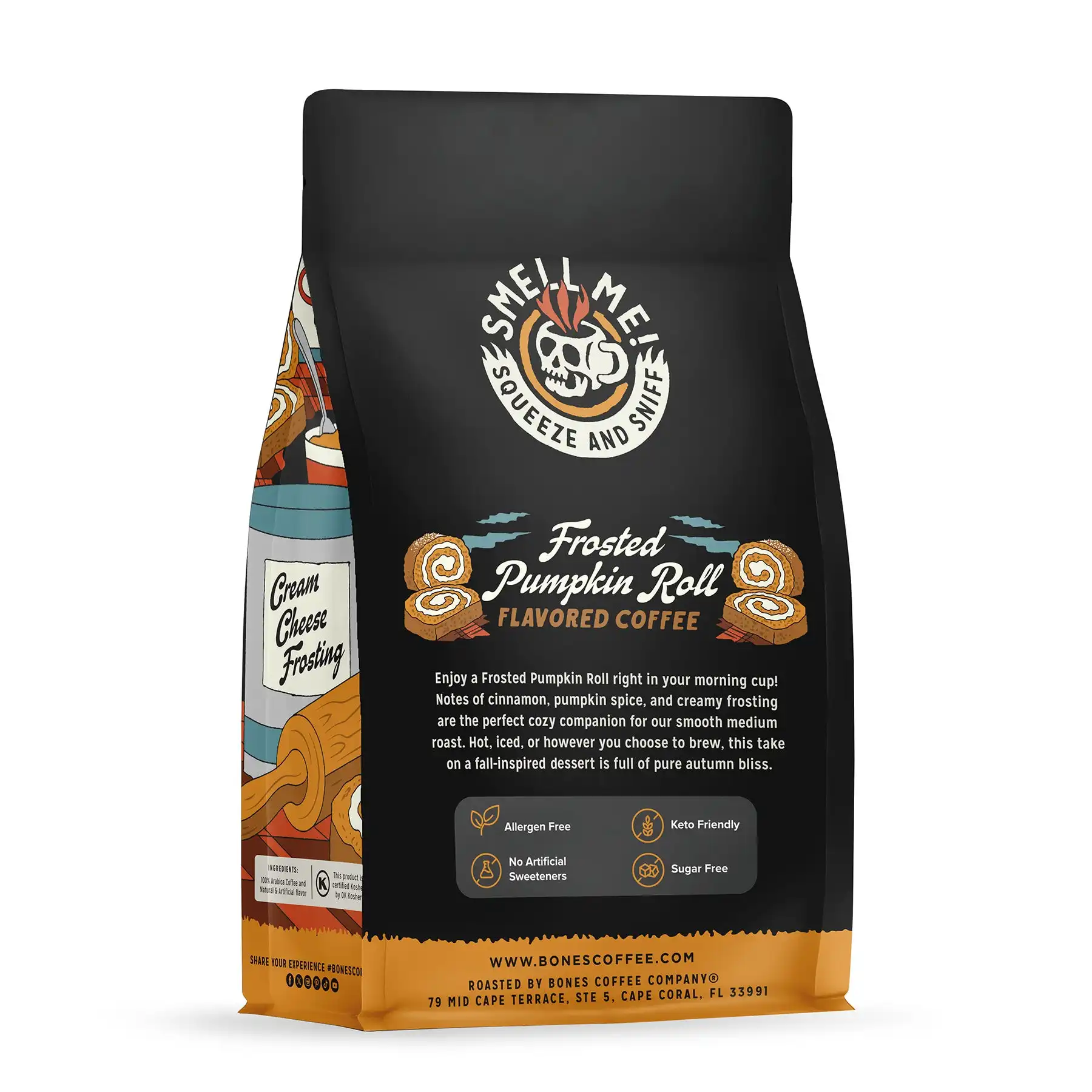 Alternative view of Frosted Pumpkin Roll | 12oz