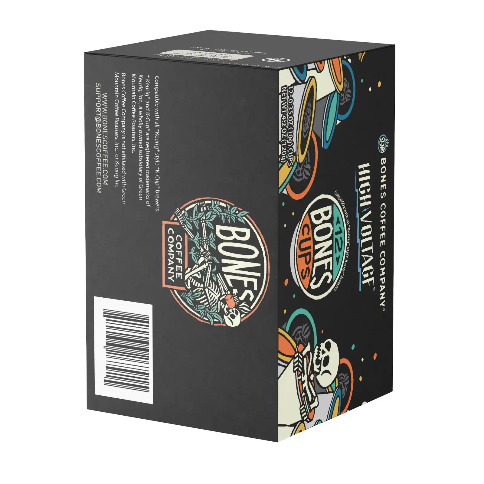Alternative view of High Voltage Bones Cups - 12 Count