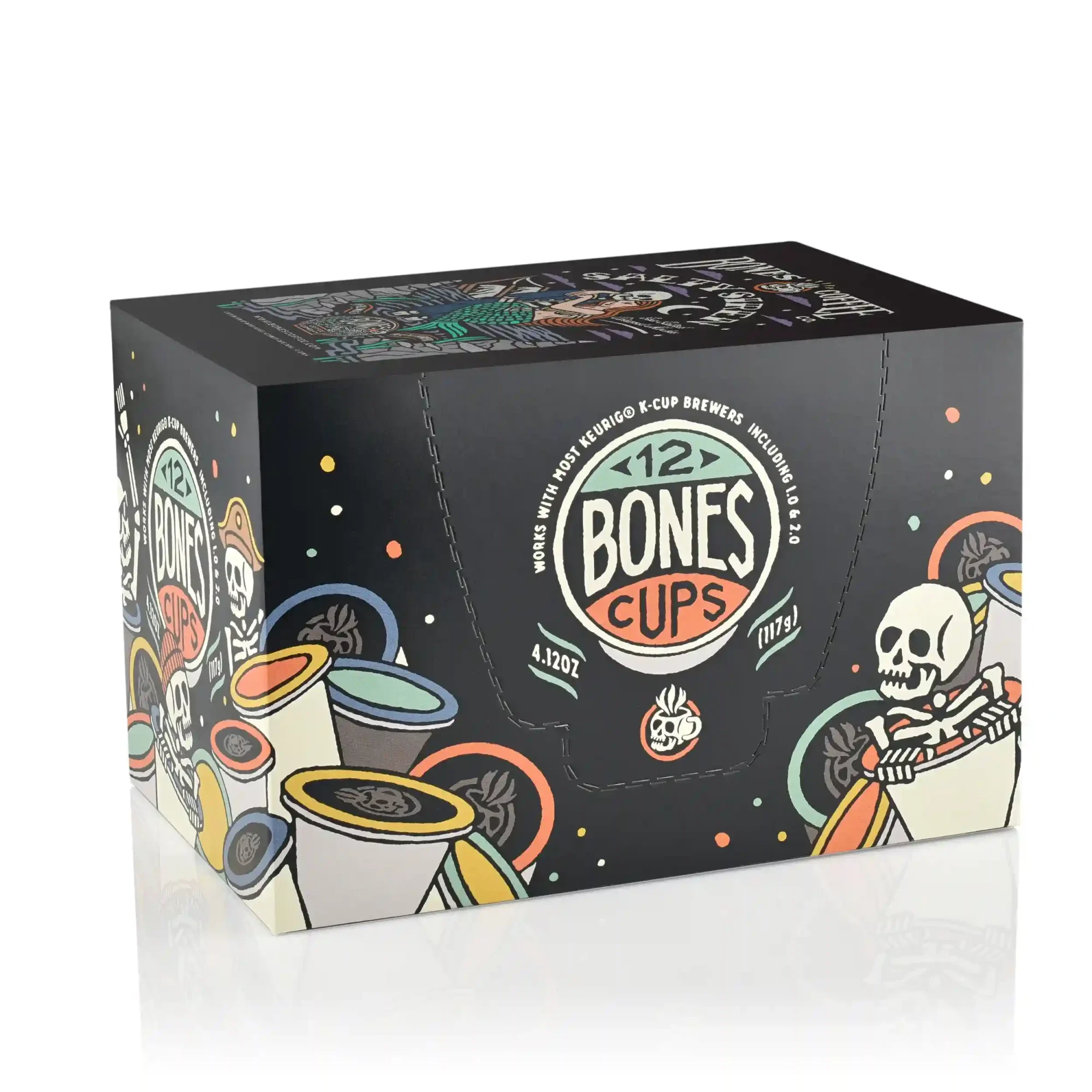 Alternative view of Salty Siren Bones Cups - 12 Count