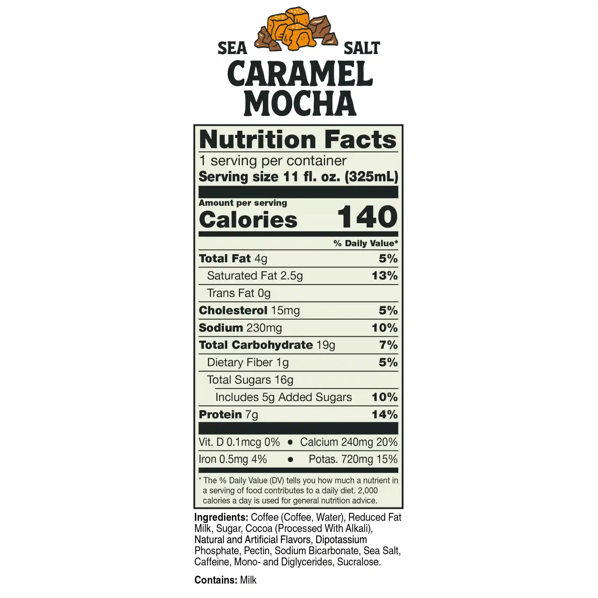 Alternative view of Sea Salted Caramel Mocha Latte | 12-Pack